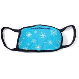 Adult-size Winter Snowflakes Custom Face Mask