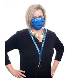 Personalized Neck Strap and Custom Mask Set - Adult Size