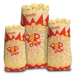 Paper Popcorn Bags-Small 1oz
