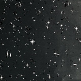 Corrugated Decorating Paper - Black Stars