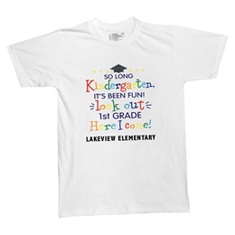 So Long Kindergarten Custom T-Shirt