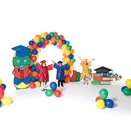 Bookworm Balloons Graduation Theme