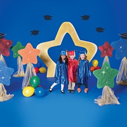 Primary Color Sparkle Star Complete Decorating Theme