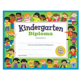 Kindergarten Diploma - Colorful Kids