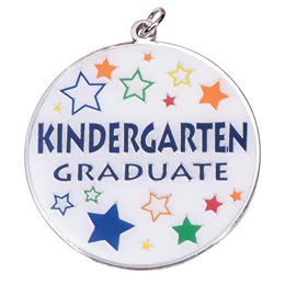 Kindergarten Graduate Medallion - Color Craze Stars