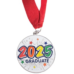 Starburst Year Graduate Superhero Medallion