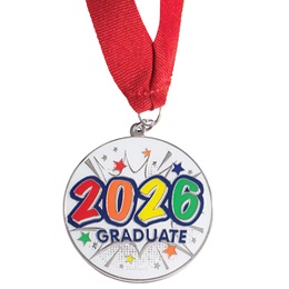 Starburst Year Graduate Superhero Medallion