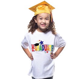T-Shirt Graduation Set with Shiny Cap