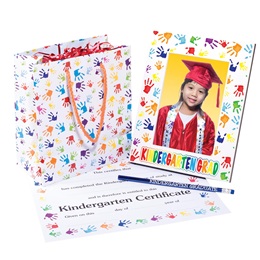 Kindergarten Graduation Handprints Gift Set