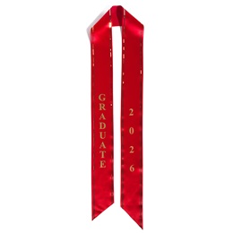 2025 Graduate Sash - Red