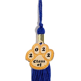 Graduation Tassel With "Class of..." Paw Charm