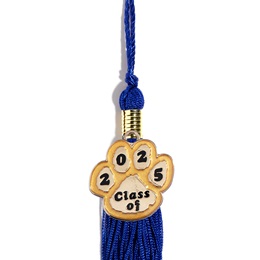 Graduation Tassel With "Class of..." Paw Charm