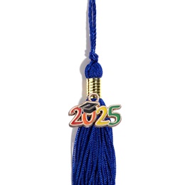 Graduation Tassel With Colorful Year Charm