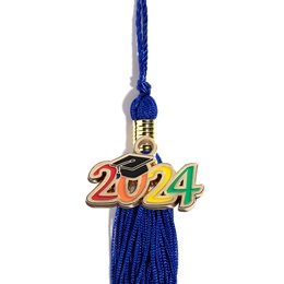 Graduation Tassel With Colorful Year Charm