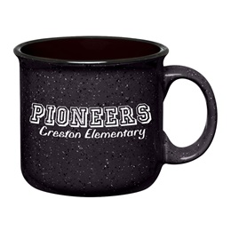 Retro Campfire Mug - Black