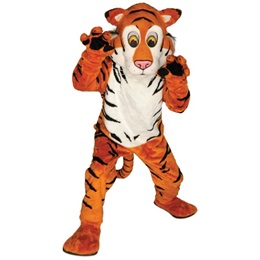 Friendly Tiger Mascot Costume