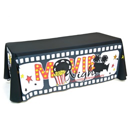 Personalized Movie Night Table Throw
