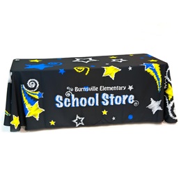 Personalized School Store Table Throw - Stars