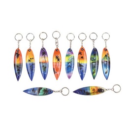 Surfboard Key Chains - Pack of 12