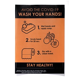 Hand Washing Decal