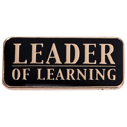 Leadership Award Pin - Leader of Learning