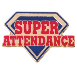 Attendance Award Pin - Super Attendance