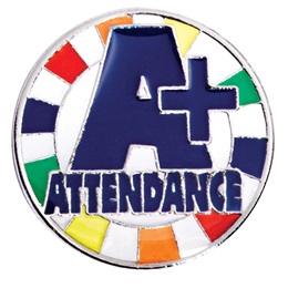 Award Pin - A+ Attendance