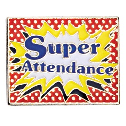 Super Attendance Award Pin