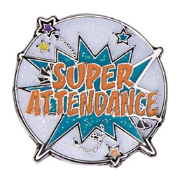 Attendance Award Pin - Super Attendance
