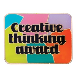 Motivational Award Pin - Creative Thinking Award