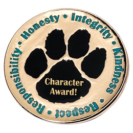 Character Award Pin - Paw Character Award