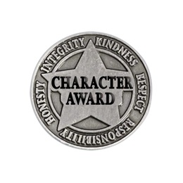 Character Award Pin -  Silver Star
