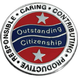 Citizenship Award Pin - Words