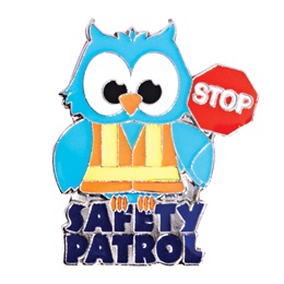 Award Pin - Safety Patrol Owl