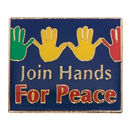 Citizenship Award Pin - Join Hands For Peace