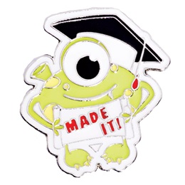 Award Pin - Monster Graduation