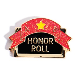 A-B Honor Roll Award Pin - Glitter