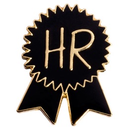 Black Honor Roll Ribbon Pin