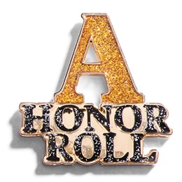 Honor Roll Award Pin - Glitter A