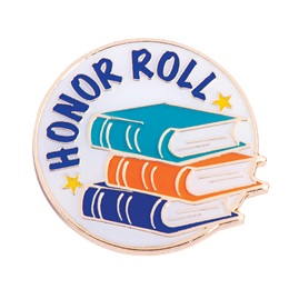 Honor Roll Award Pin - Books