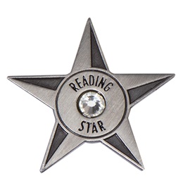 Reading Award Pin - Reading Star Bling