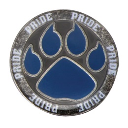 Blue Paw Pride Pin