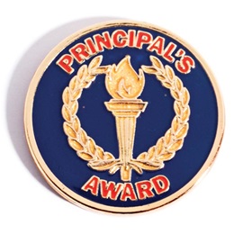 Principal's Award Pin - Gold Torch