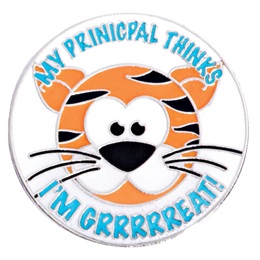 Award Pin - "I'm Grrr-eat" Principal's Award