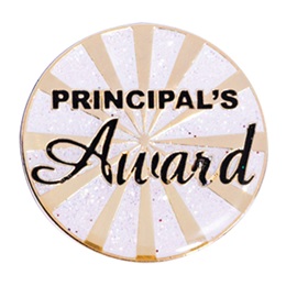 Principal's Award Pin - Gold Burst