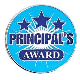 Principal's Award Pin - Blue Shooting Stars