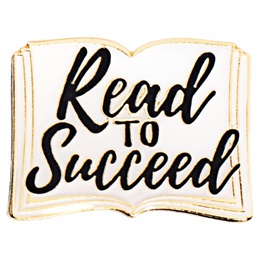 Read to Succeed Book Pin