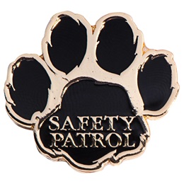 Safety Award Pin - Safety Patrol Paw
