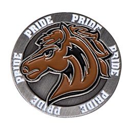 Mustang Pride Mascot Pin
