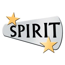 School Spirit Award Pin - Spirit Megaphone